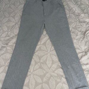Men's Gray Pinstripe Pants H&M
